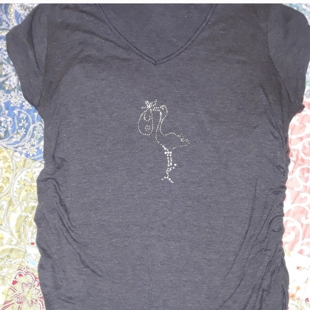 🍁Maternity shirt with Stork 🍁Size Medium